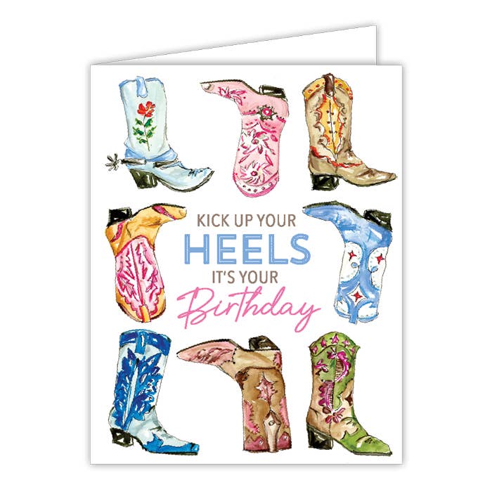 Kick up Your Heels Your Birthday Greeting Card - She Chester