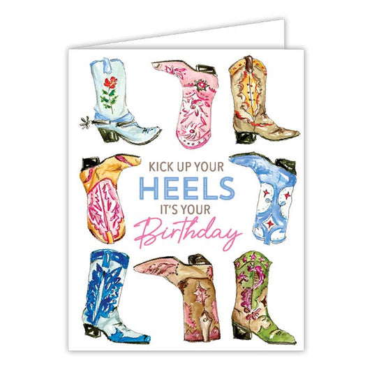 Kick up Your Heels Your Birthday Greeting Card - She Chester