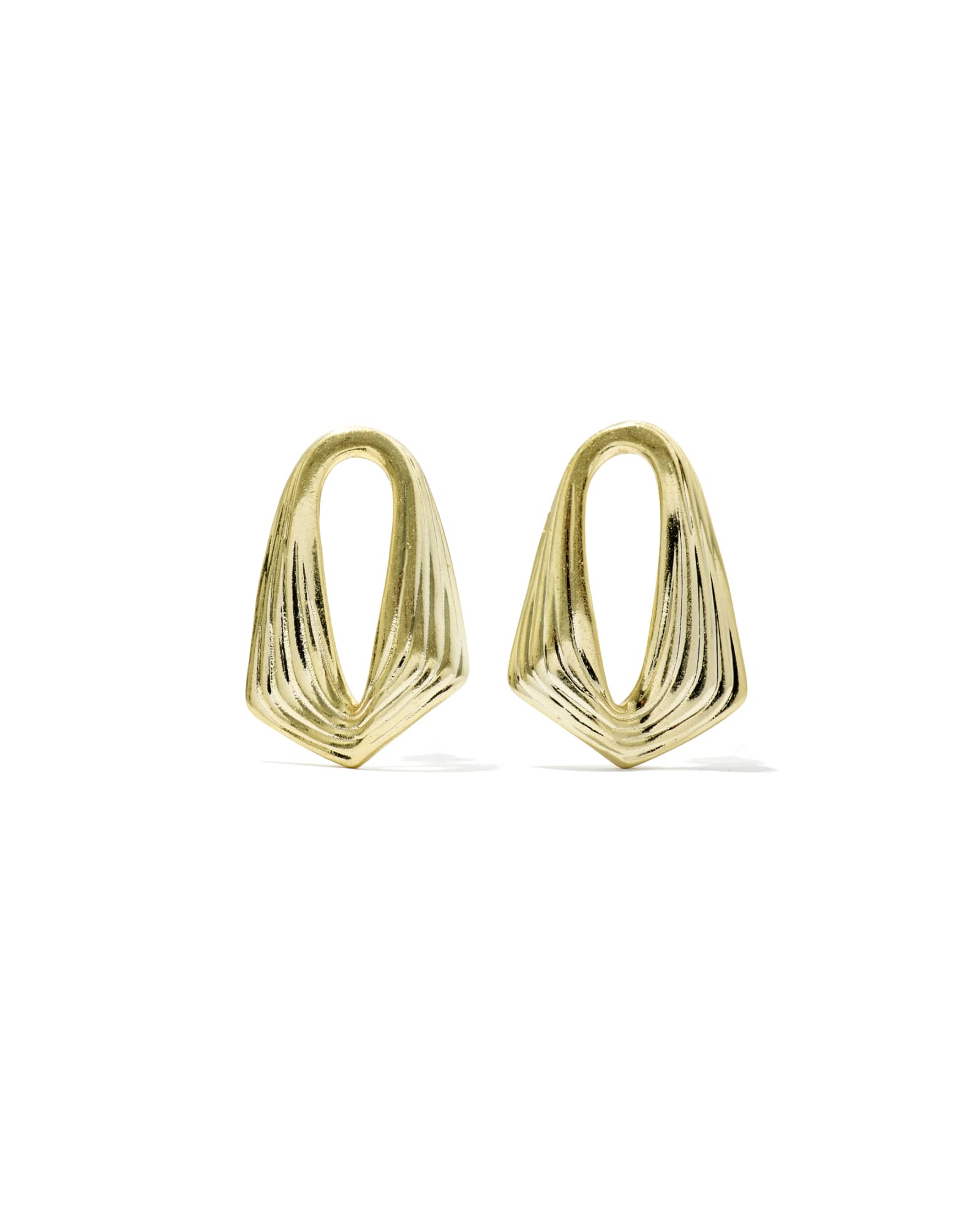 KIRA STUD EARRINGS GOLD - She Chester