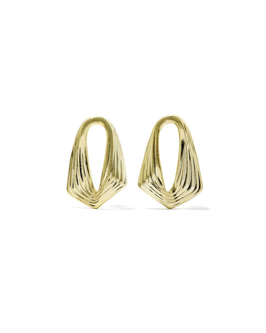 KIRA STUD EARRINGS GOLD - She Chester