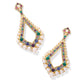 KRISTA STATEMENT EARRINGS GOLD MULTI MIX - She Chester