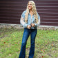 Lace And Denim Jacket - She Chester