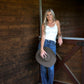 Lace Frilly Cream Tank - She Chester