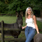 Lace Frilly Cream Tank - She Chester