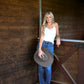 Lace Frilly Cream Tank - She Chester