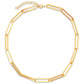 Lainey Gold Paperclip Chain Necklace - 103 - She Chester