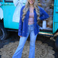 Lassie Denim Bow Button Up - She Chester