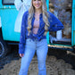 Lassie Denim Bow Button Up - She Chester