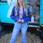 Lassie Denim Bow Button Up - She Chester