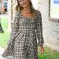 Lattes Tartan Mini Dress - She Chester