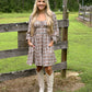 Lattes Tartan Mini Dress - She Chester