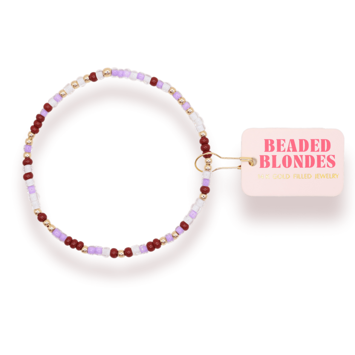 Lavender Dreams Sprinkle Bracelet: Standard 6.75 inch - She Chester