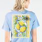 Lemon Mineral Wash Tee - She Chester