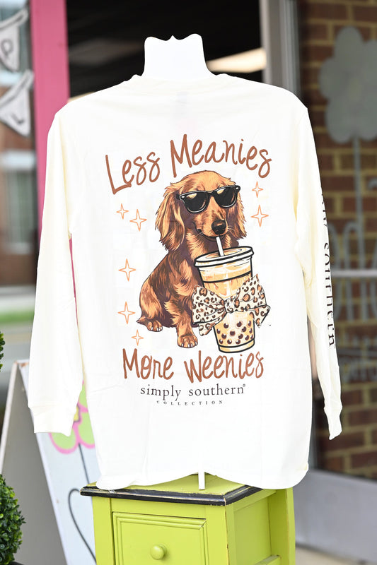 Less Meanies Dog LS Tee - She Chester
