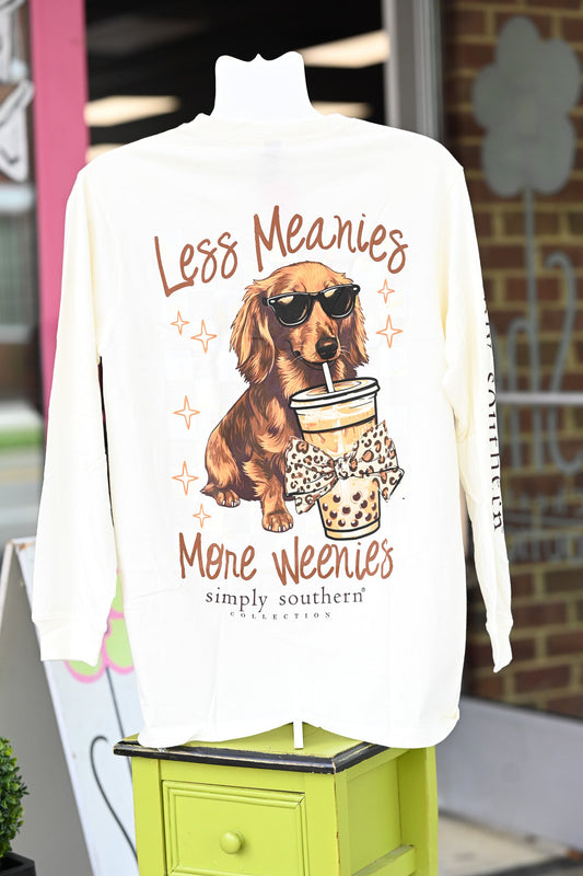 Less Meanies Dog LS Tee - She Chester