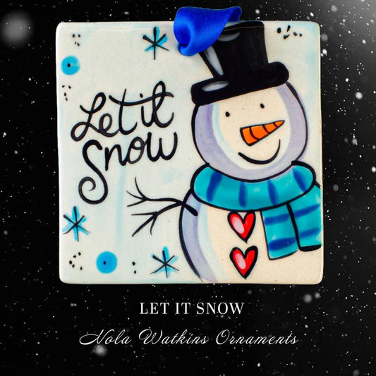 LET IT SNOW SQUARE - She Chester