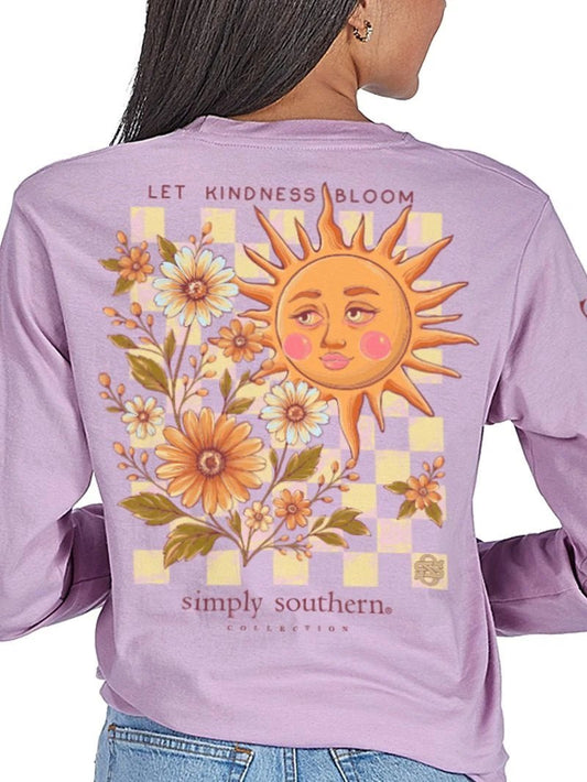 Let Kindness Bloom Sun LS Tee - She Chester