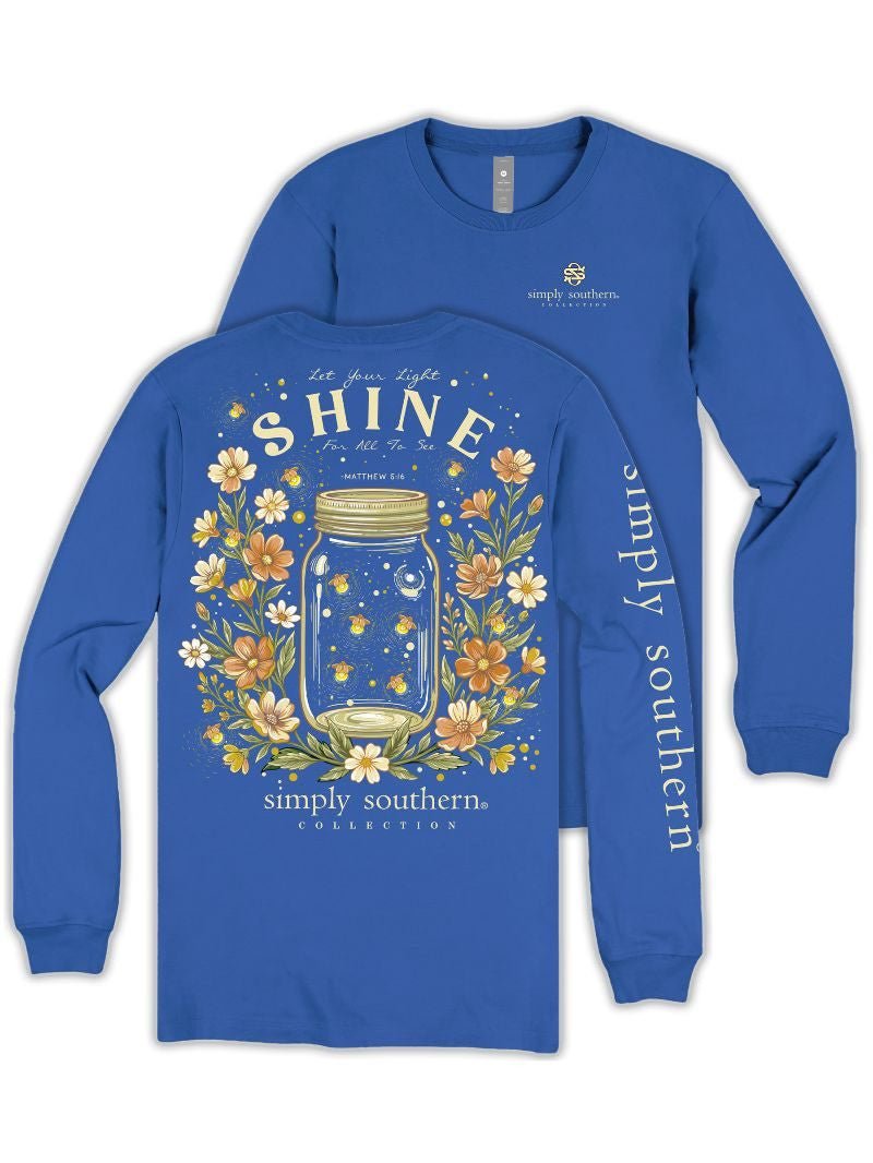 Let Your Light Shine Firefly LS Tee - She Chester