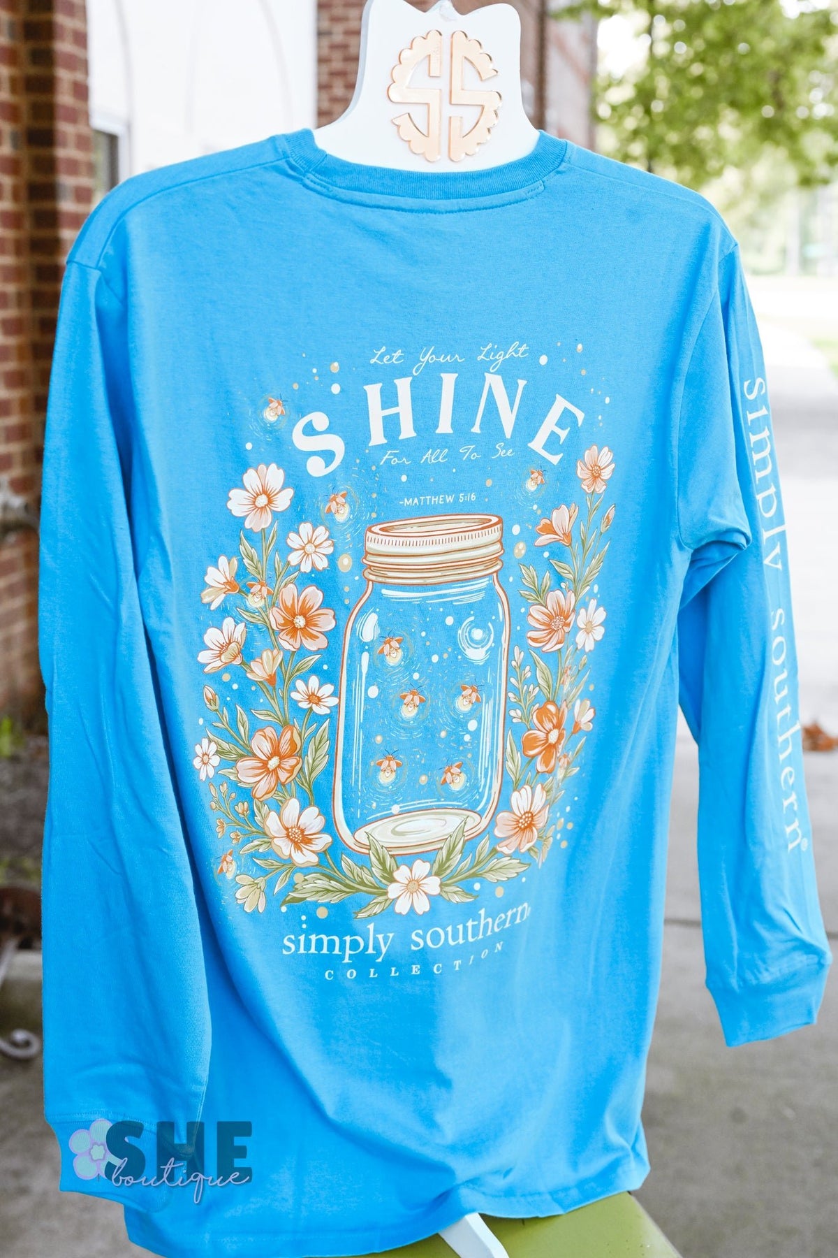 Let Your Light Shine Firefly LS Tee - She Chester