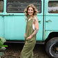 Let's Garden Green Floral Jumpsuit - She Chester