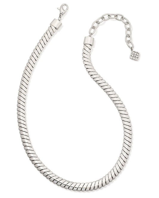 LEX CHAIN NECKLACE IN SILVER - She Chester