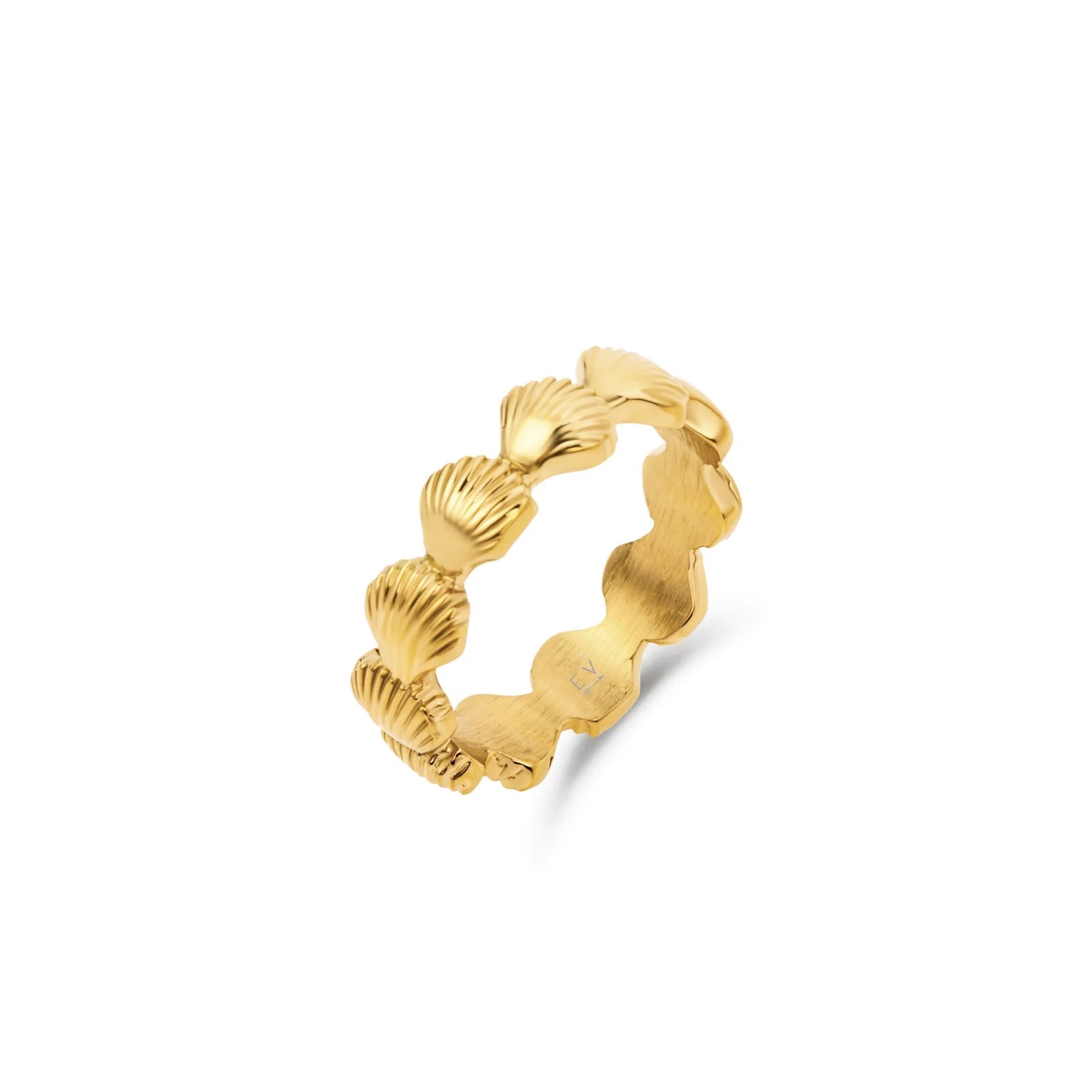 Libby Gold Shell Ring - She Chester