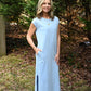 Light Denim Washed Dress - She Chester