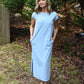 Light Denim Washed Dress - She Chester