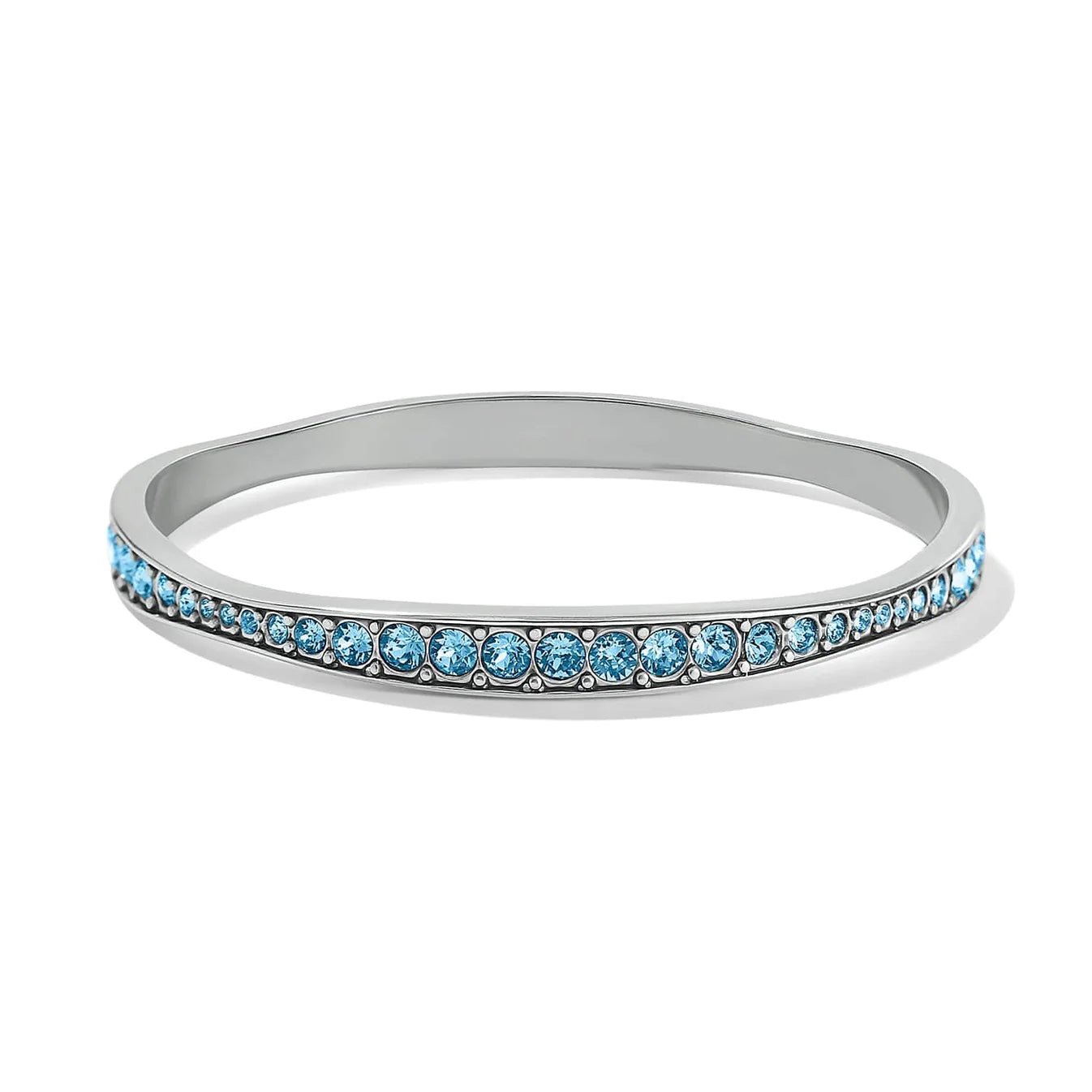 Light Hearted Aqua Bangle - JF012D - She Chester
