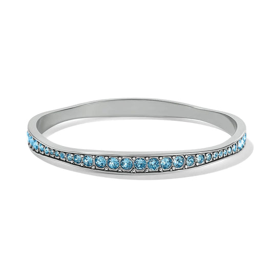 Light Hearted Aqua Bangle - JF012D