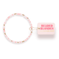 Light Pink & Luster White Sprinkle Bracelet: Standard 6.75 Inch - She Chester