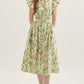 Lila Tulip Zip Midi Dress - She Chester