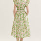 Lila Tulip Zip Midi Dress - She Chester