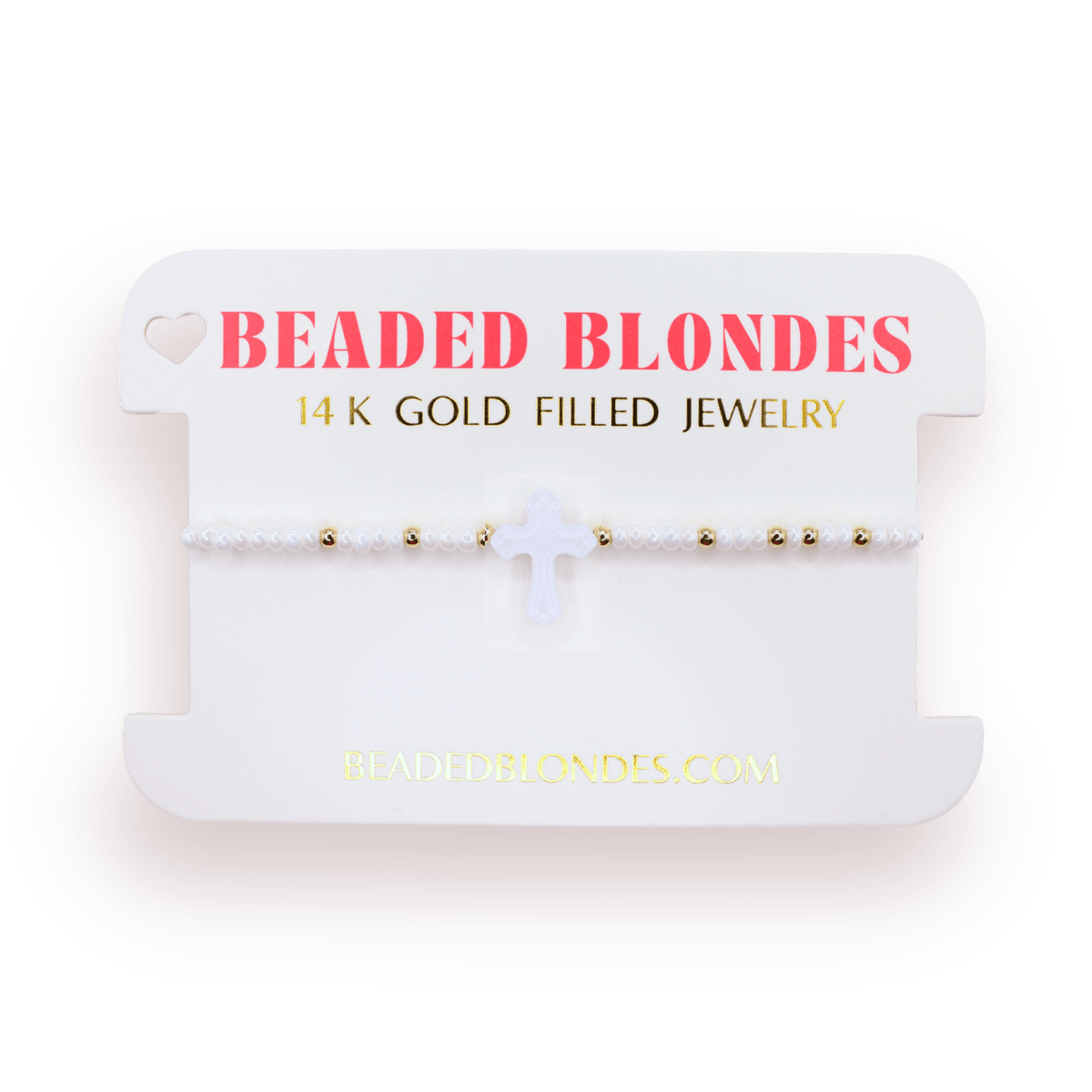 Lilac Cross Bracelet on Color: Standard 6.75 Inch - She Chester