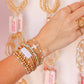 Lilac Cross Bracelet on Color: Standard 6.75 Inch - She Chester