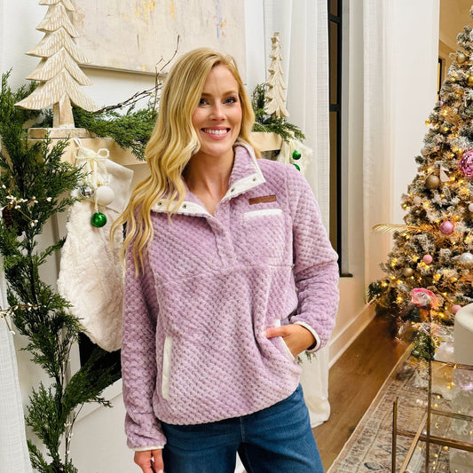 Lilac Simply Soft Pullover - She Chester