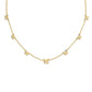 LILLIA BUTTERFLY ENAMEL STRAND NECKLACE GOLD PINK ENAMEL - She Chester