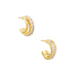 Livy Huggie Gold Earring - She Chester