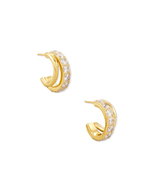 Livy Huggie Gold Earring - She Chester