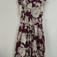 Liza Wine Tie Dress - She Chester