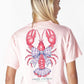 Lobster Pink Bow SS Tee - She Chester