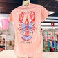 Lobster Pink Bow SS Tee - She Chester