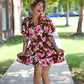 Lolo Brown Floral Dress - She Chester