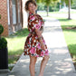 Lolo Brown Floral Dress - She Chester