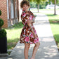 Lolo Brown Floral Dress - She Chester