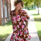 Lolo Brown Floral Dress - She Chester