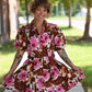 Lolo Brown Floral Dress - She Chester