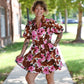 Lolo Brown Floral Dress - She Chester