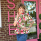 Lolo Olive Floral Top - She Chester