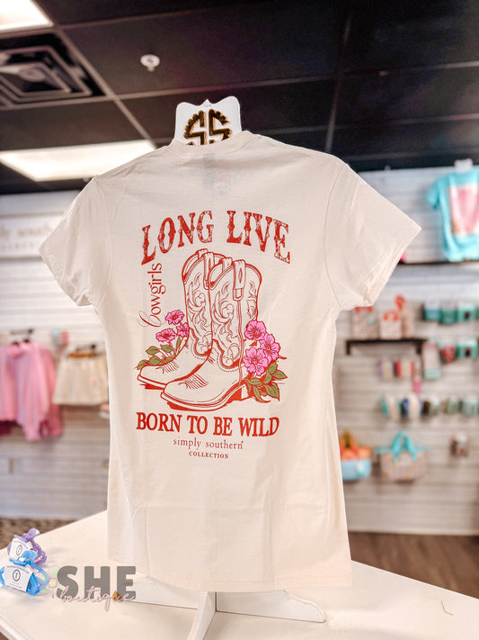 Long Live Cowboy Oysters SS Tee - She Chester